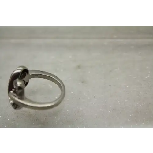 JWBR JANE SEYMOUR .925 S.S. DIAMOND OPEN HEART ring size 6.25