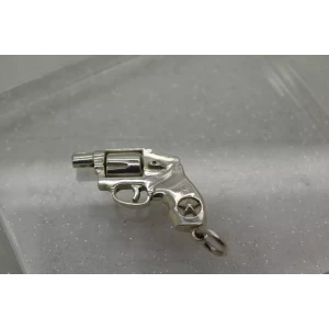 KING BABY .925 S.S. HEAVY SMALL  REVOLVER pendant 21g