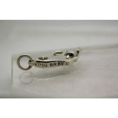 KING BABY .925 S.S. HEAVY SMALL  REVOLVER pendant 21g