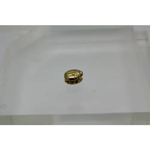 LAA TROLLBEADS 18k Y.G. LADYBUG CHARM #