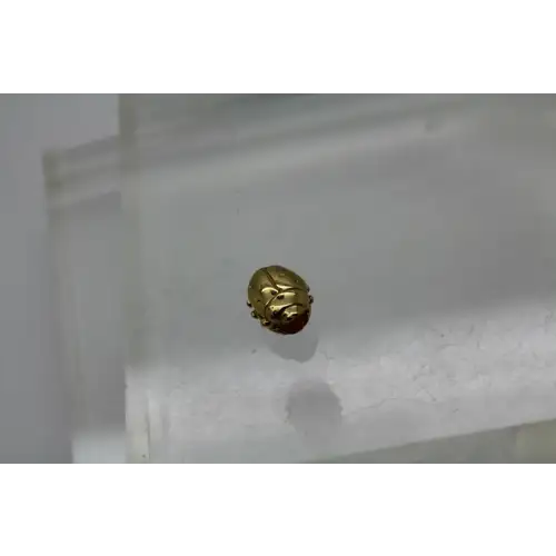 LAA TROLLBEADS 18k Y.G. LADYBUG CHARM #