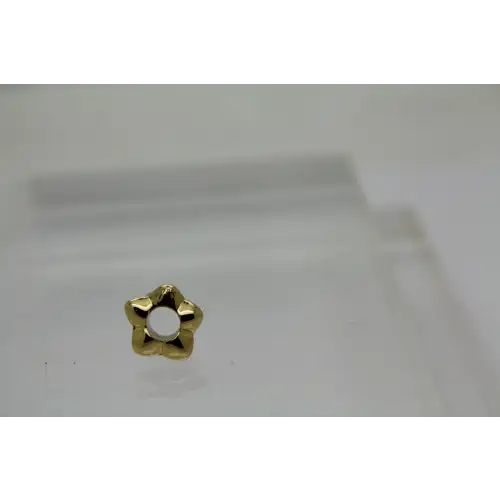 LAA TROLLBEADS 18k Y.G. LOTUS FLOWER CHARM by SOREN NIELSEN # (3)