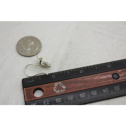 LAA TROLLBEADS .925 S.S. INTERCHANGEABLE FLOWER DANGLE earrings