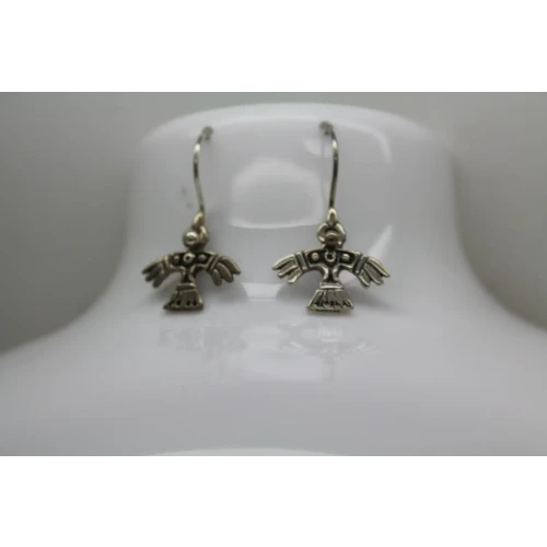 LAA TROLLBEADS .925 S.S. Interchangeable PEYOTE BIRD DANGLE earrings