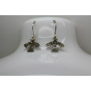 LAA TROLLBEADS .925 S.S. Interchangeable PEYOTE BIRD DANGLE earrings