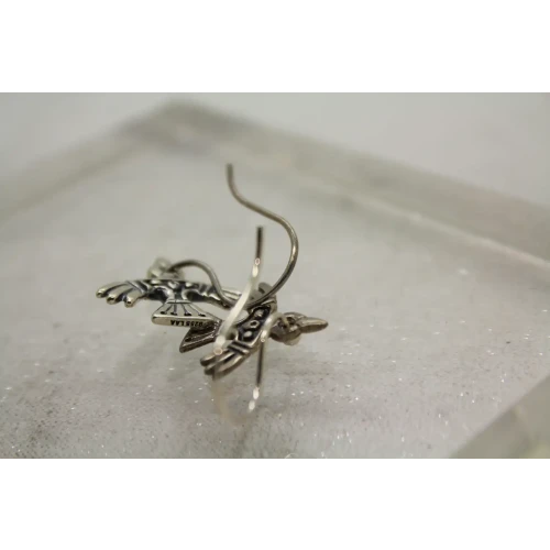 LAA TROLLBEADS .925 S.S. Interchangeable PEYOTE BIRD DANGLE earrings