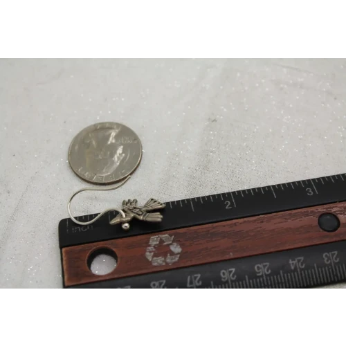 LAA TROLLBEADS .925 S.S. Interchangeable PEYOTE BIRD DANGLE earrings