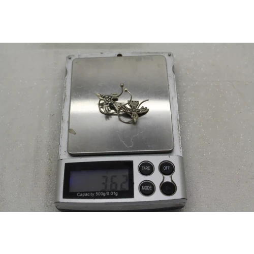 LAA TROLLBEADS .925 S.S. Interchangeable PEYOTE BIRD DANGLE earrings