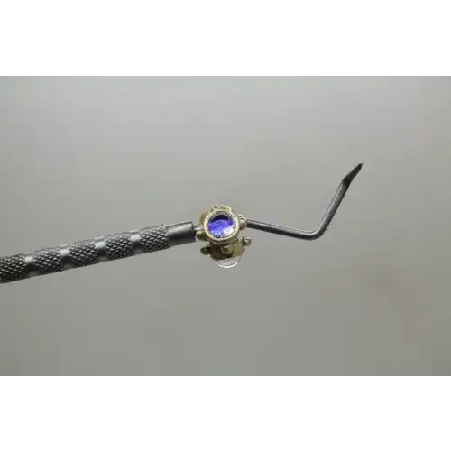 LAA TROLLBEADS .925 S.S. The TRINITY DICHROIC GLASS BEAD charm