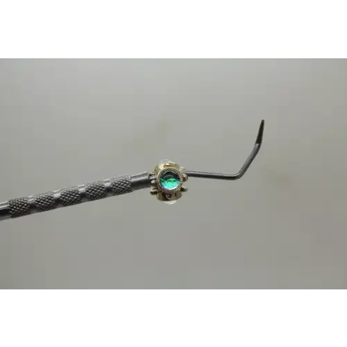 LAA TROLLBEADS .925 S.S. The TRINITY DICHROIC GLASS BEAD charm