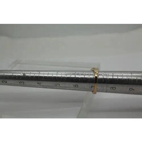 Le VIAN 14k Strawberry Gold .50ctw CHOCOLATE DIAMONDS ring size 7 #