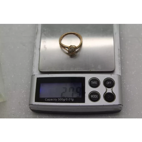 LeVian 14k R.G. Chocolate champagne DIAMOND DOUBLE HEART