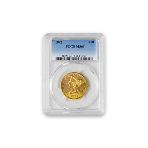 Liberty Head $10 (1838 - 1907) - PCGS - MS61
