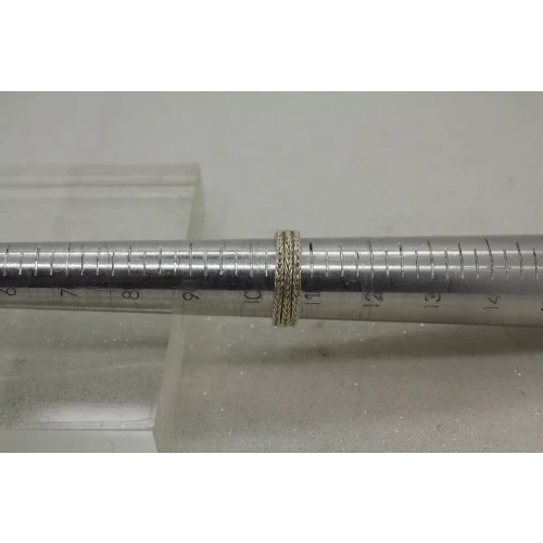 LORI BONN .925 S.S 3 STRAND SHANK RING for Slide Charms size 10.5