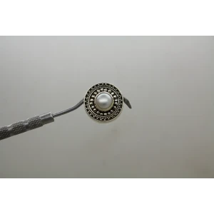 LORI BONN .925 S.S. HIGH MAINTENANCE PEARL SLIDE CHARM