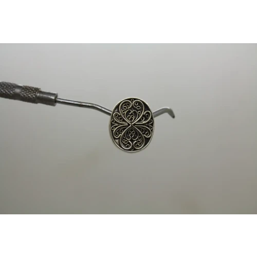 LORI BONN .925 S.S. MALTESE CROSS SQUARE SLIDE CHARM