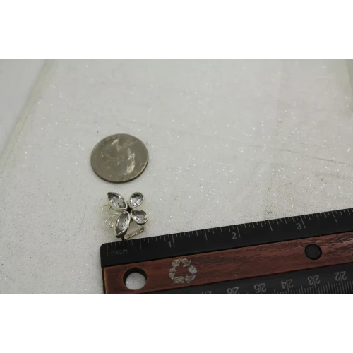 LORI BONN .925 S.S. OTTA THE COCOON QUARTZ BUTTERFLY slide charm