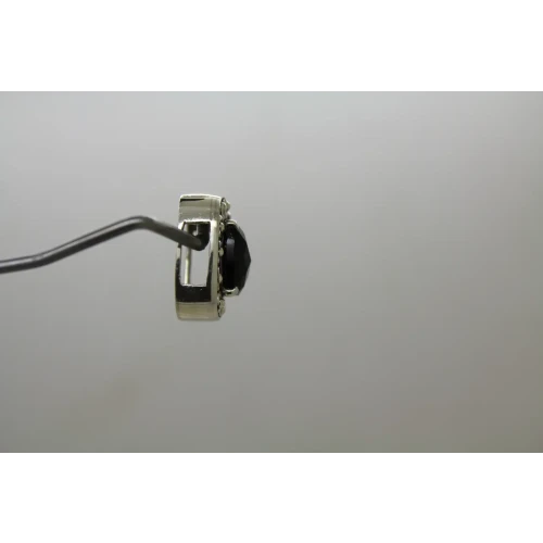 LORI BONN .925 S.S. PARK AVENUE BLACK ONYX SLIDE CHARM