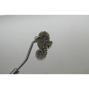 LORI BONN .925 S.S. SEAHORSE DIMENSIONAL SLIDE CHARM