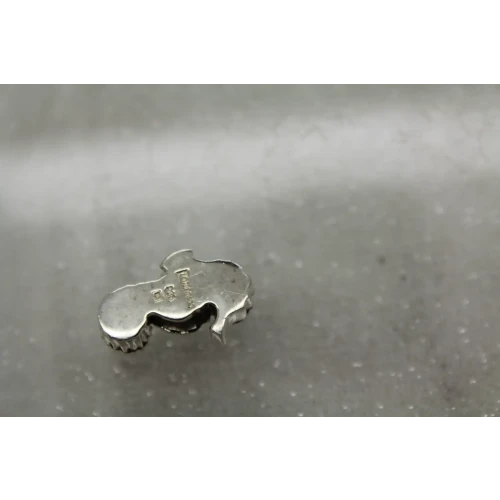 LORI BONN .925 S.S. SEAHORSE DIMENSIONAL SLIDE CHARM