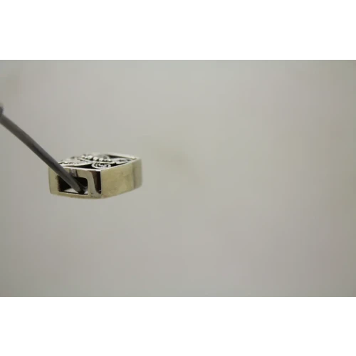 LORI BONN .925 S.S. SOCIAL BUTTERFLY SQUARE SLIDE CHARM