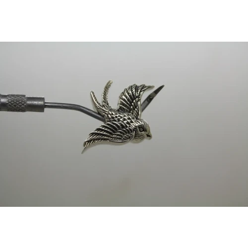 LORI BONN .925 S.S. SPARROW ME THE DETAILS BIRD SLIDE CHARM