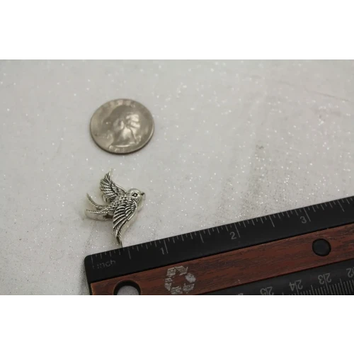 LORI BONN .925 S.S. SPARROW ME THE DETAILS BIRD SLIDE CHARM