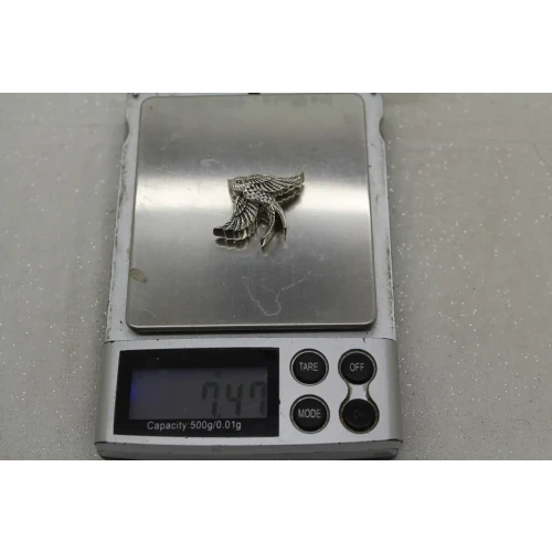 LORI BONN .925 S.S. SPARROW ME THE DETAILS BIRD SLIDE CHARM