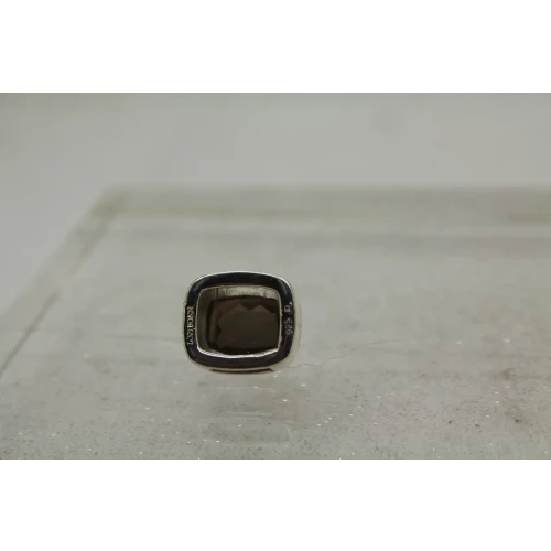 LORI BONN .925 S.S. STAR TREATMENT PLATINUM QUARTZ SLIDE CHARM