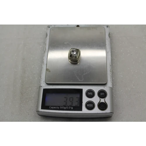 LORI BONN .925 S.S. STAR TREATMENT PLATINUM QUARTZ SLIDE CHARM