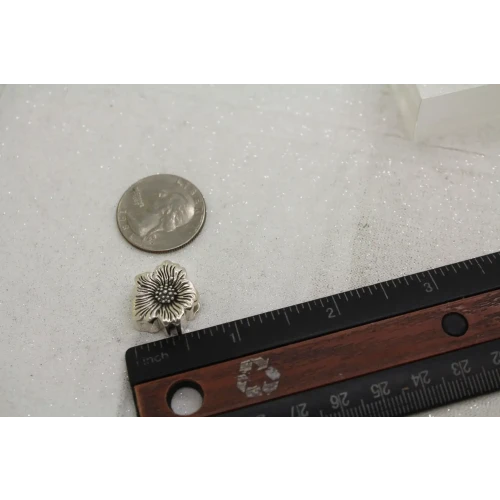 LORI BONN .925 S.S. STRIKE A POSEY FLOWER SLIDE CHARM