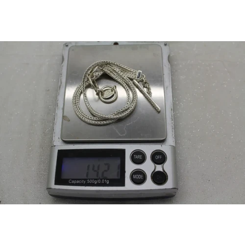 LORI BONN .925 S.S. TRIPLE STRAND SLIDE CHARM bracelet 8