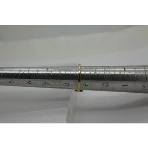 LUXORO 10k Y.G. .75ctw YELLOW & WHITE DIAMOND TRIPLE HALO size 8.5 #