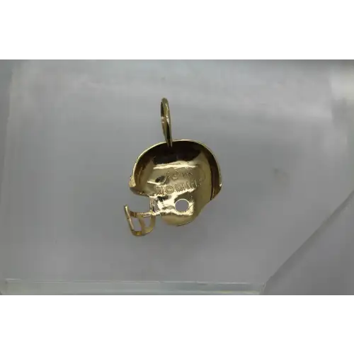 MICHAEL ANTHONY 14k Y.G. PITTSBURGH STEELERS HELMET pendant #