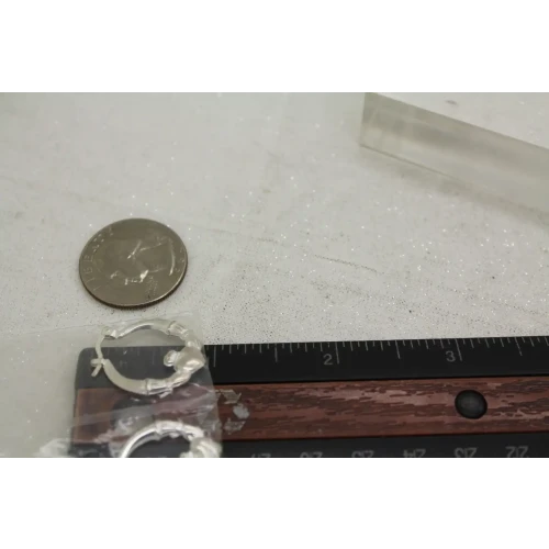 NEW Signed .925 Sterling Silver CLADDGH HOOP earrings