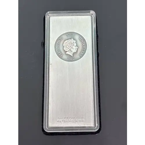 New Zealand Mint $10 2022 3 oz Pure Silver Coin - Han Solo™ in Carbonite  (4)