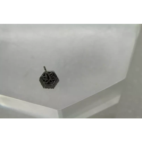 OXIDIZED 10k White Gold .66ctw BLACK DIAMOND .36ctw WHITE DIAMOND