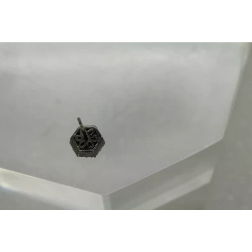 OXIDIZED 10k White Gold .66ctw BLACK DIAMOND .36ctw WHITE DIAMOND