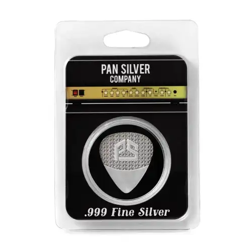 Pan Silver .999 Fine Silver Guitar Pick 10g