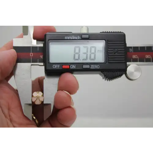 PANDORA 14k Y.G. Pink Enamel CHERRY BLOSSOM FLOWER clip #