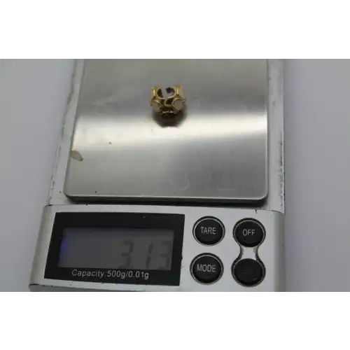 PANDORA 14k Y.G. Pink Enamel CHERRY BLOSSOM FLOWER clip #