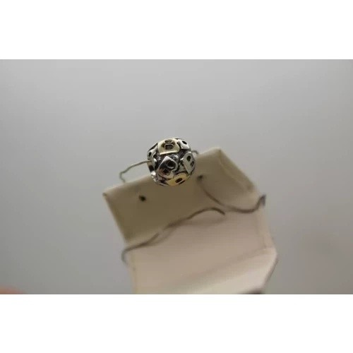 PANDORA ALE .925 S.S. & 14k Y.G. TWO TONE LETTER INITIAL 
