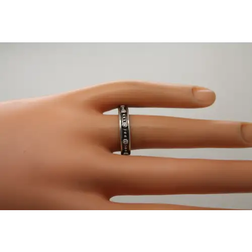 PANDORA ALE .925 S.S. CZ FAIRY TALE ETERNITY BAND ring size (58) 8.25