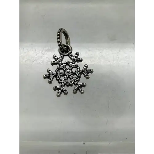 PANDORA ALE .925 S.S. CZ WINTER KISS SNOWFLAKE pendant charm (4)