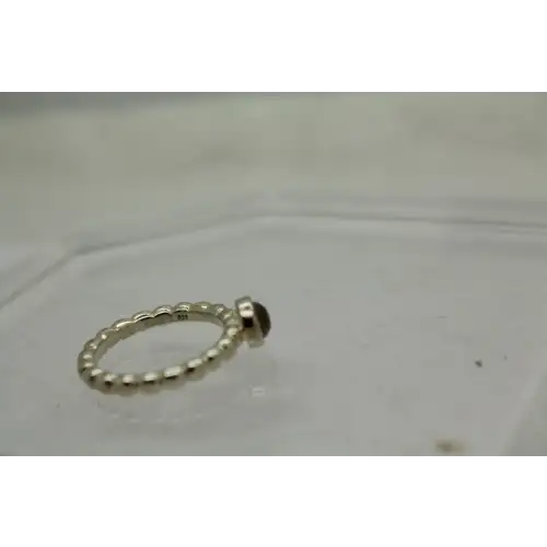 PANDORA ALE .925 S.S. GEMSTONE BUBBLE BAND STACKER ring size 8