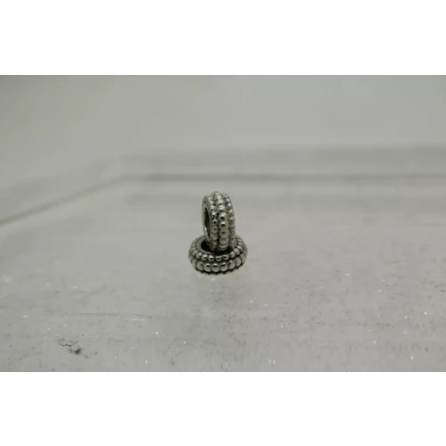 PANDORA ALE .925 S.S. RETIRED SILVER TIRE SPACER charms set of 2