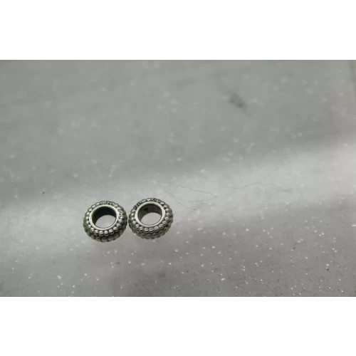 PANDORA ALE .925 S.S. RETIRED SILVER TIRE SPACER charms set of 2