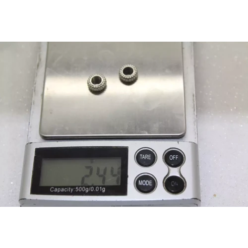 PANDORA ALE .925 S.S. RETIRED SILVER TIRE SPACER charms set of 2