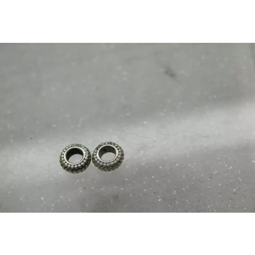 PANDORA ALE .925 S.S. RETIRED SILVER TIRE SPACER charms set of 2
