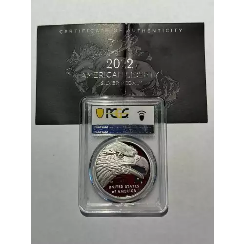 PCGS 2022 P PR69DCAM American Liberty 1 oz .999 Silver Early Issue Medal (2)